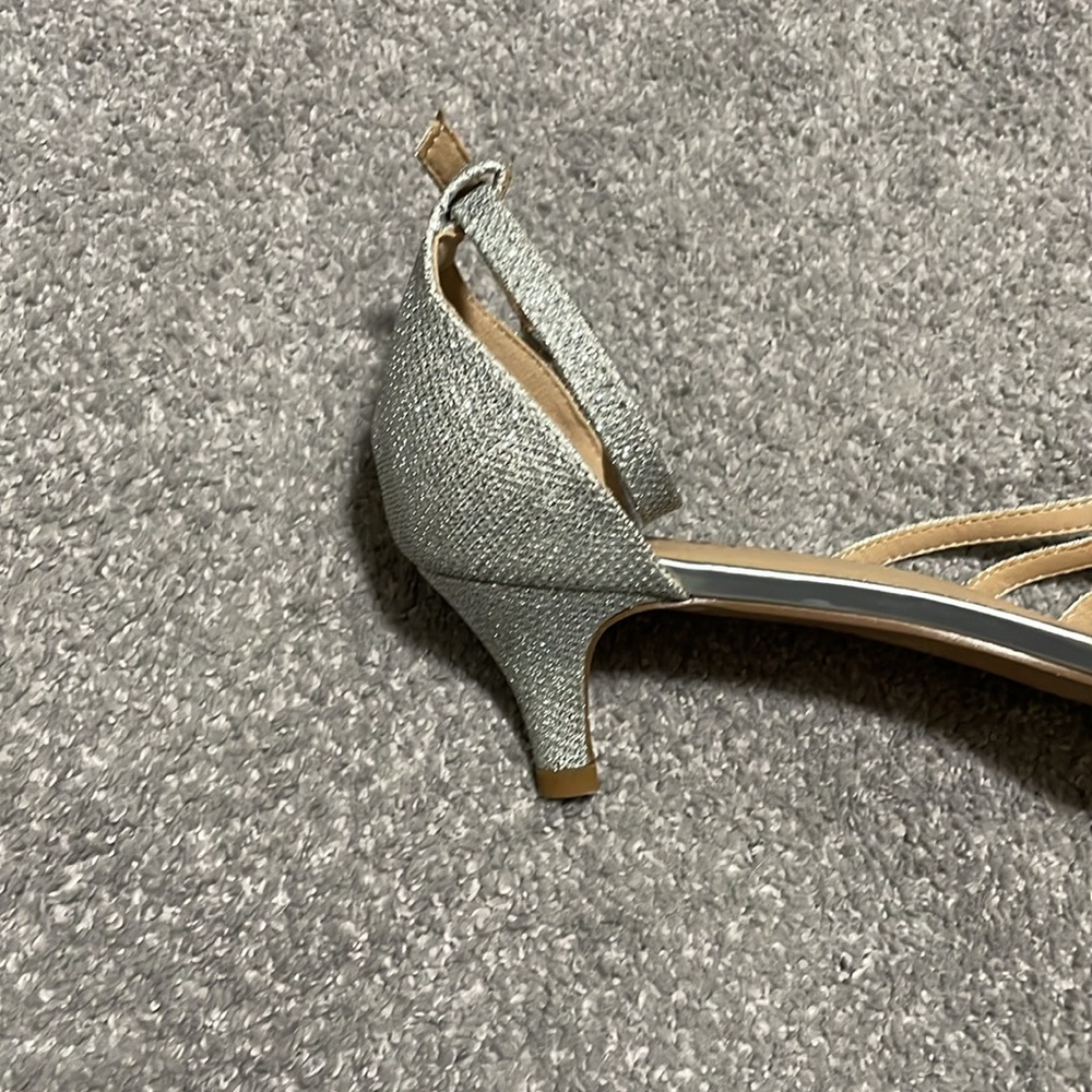 Silver Dress Heels - Picture 3 of 3